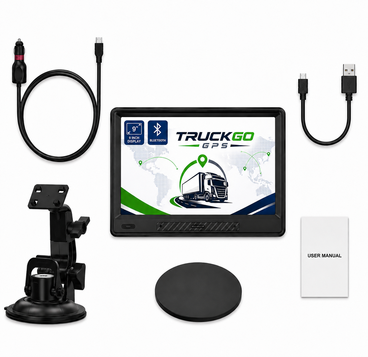 GPS WinCE 9 pulgadas para camión pantalla grande iGO Primo mapas Europa | TruckGo GPS