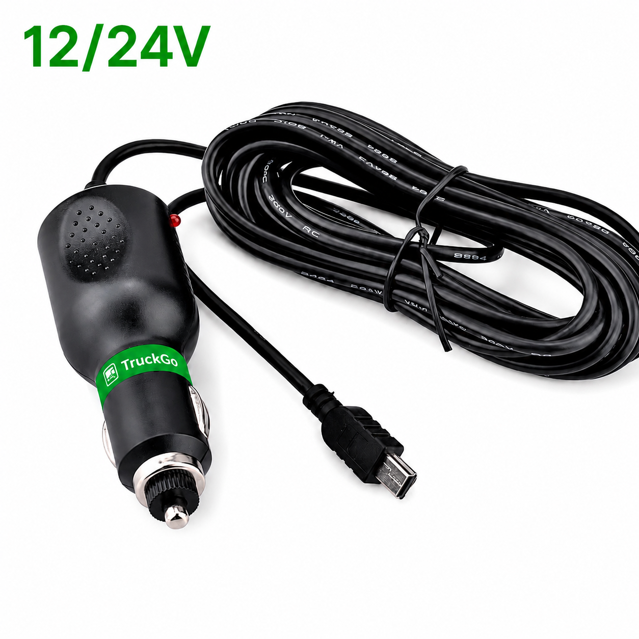Cargador Mini USB 12V 24V camión compatible GPS WinCE | TruckGo GPS