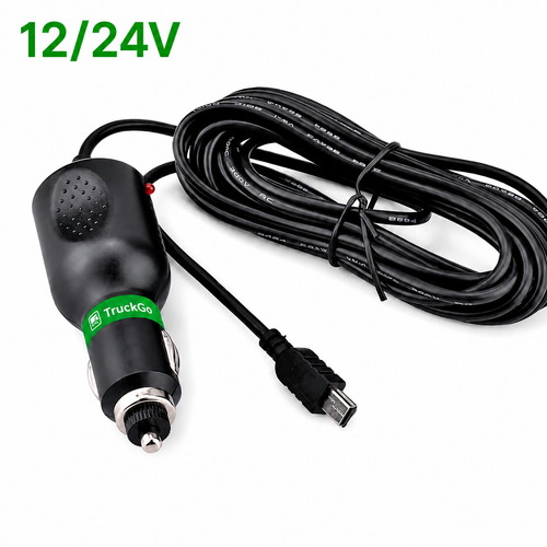 Cargador Mini USB 12V 24V camión compatible GPS WinCE | TruckGo GPS