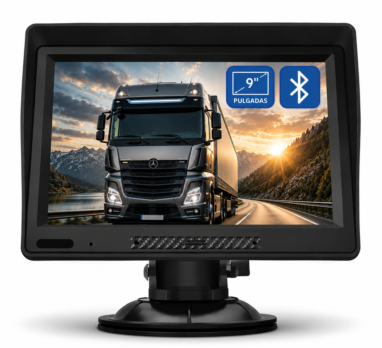 GPS camión 9 pulgadas WinCE iGO Primo con Bluetooth – Navegador vehículos pesados mapas Europa 2026 – ADR
