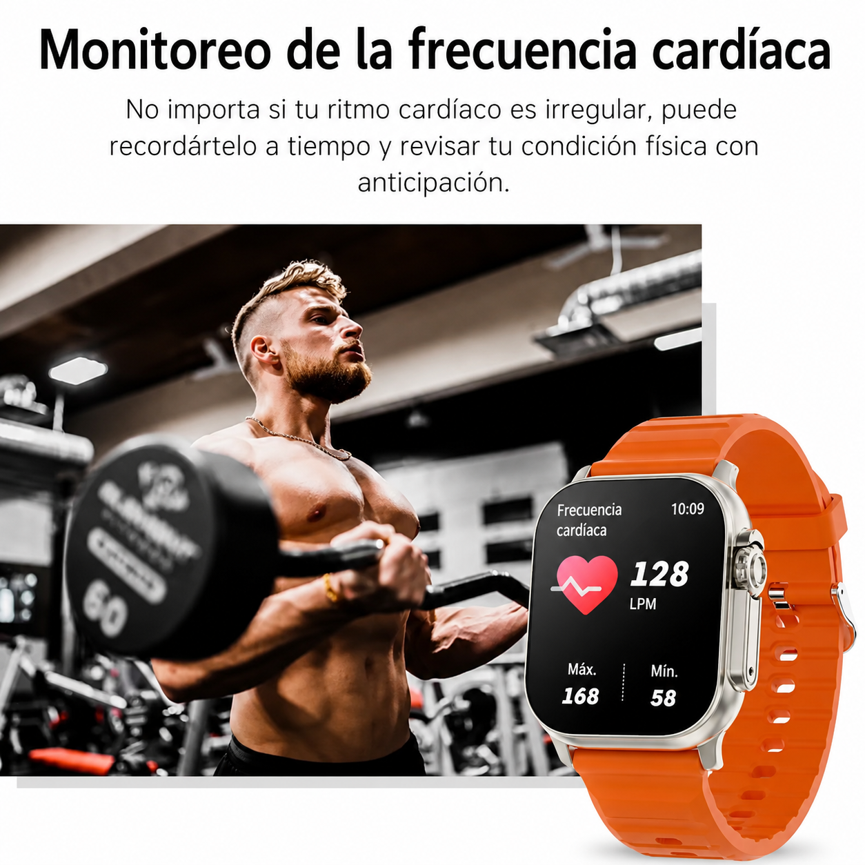 Reloj Inteligente Hombre Mujer Multideporte Compatible Apple iOS Android